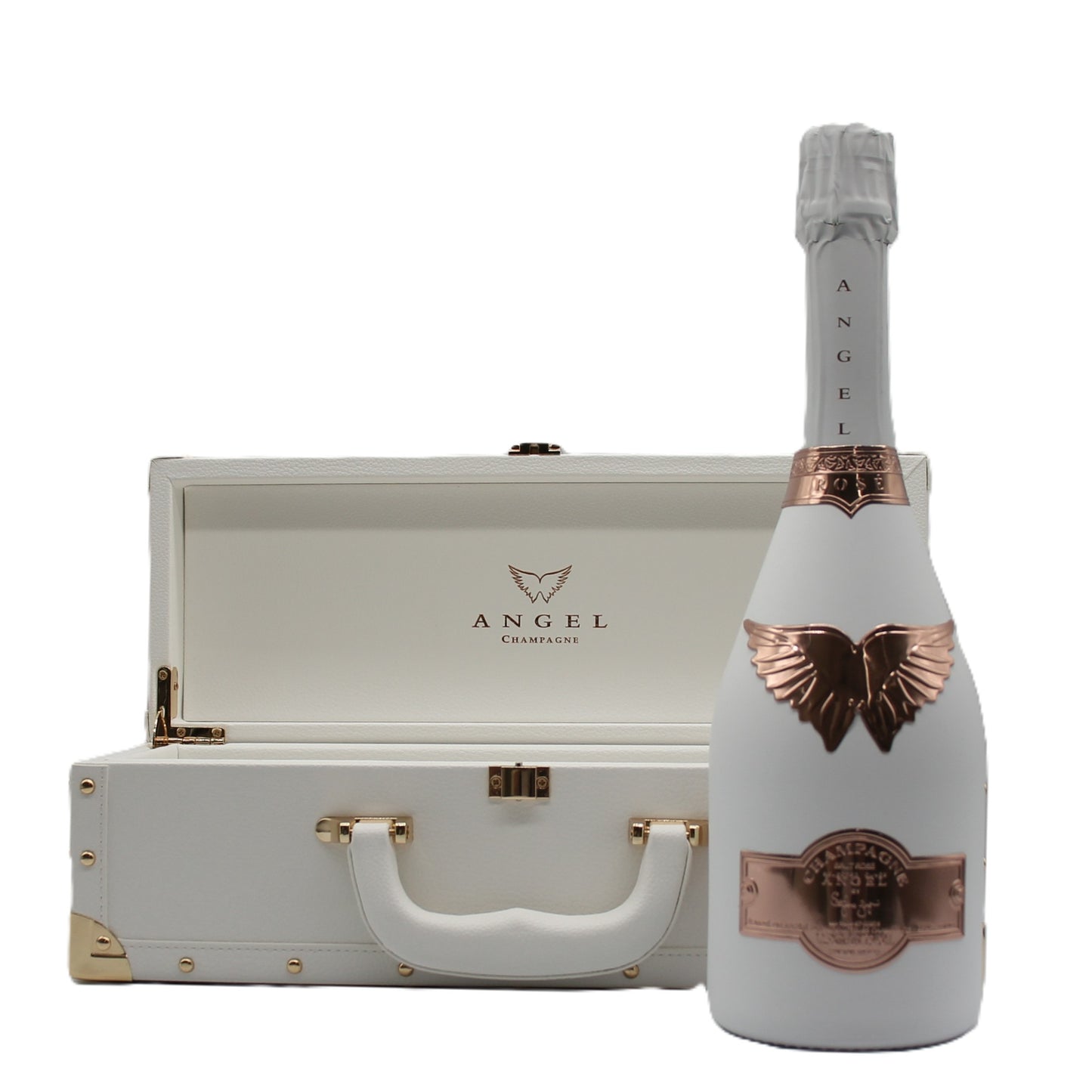 エンジェル シャンパーニュ NV ブリュット ロゼ ホワイト シャンパン 12.5% 750ml 箱付き (ANGEL CHAMPAGNE NV Brut Rose White)