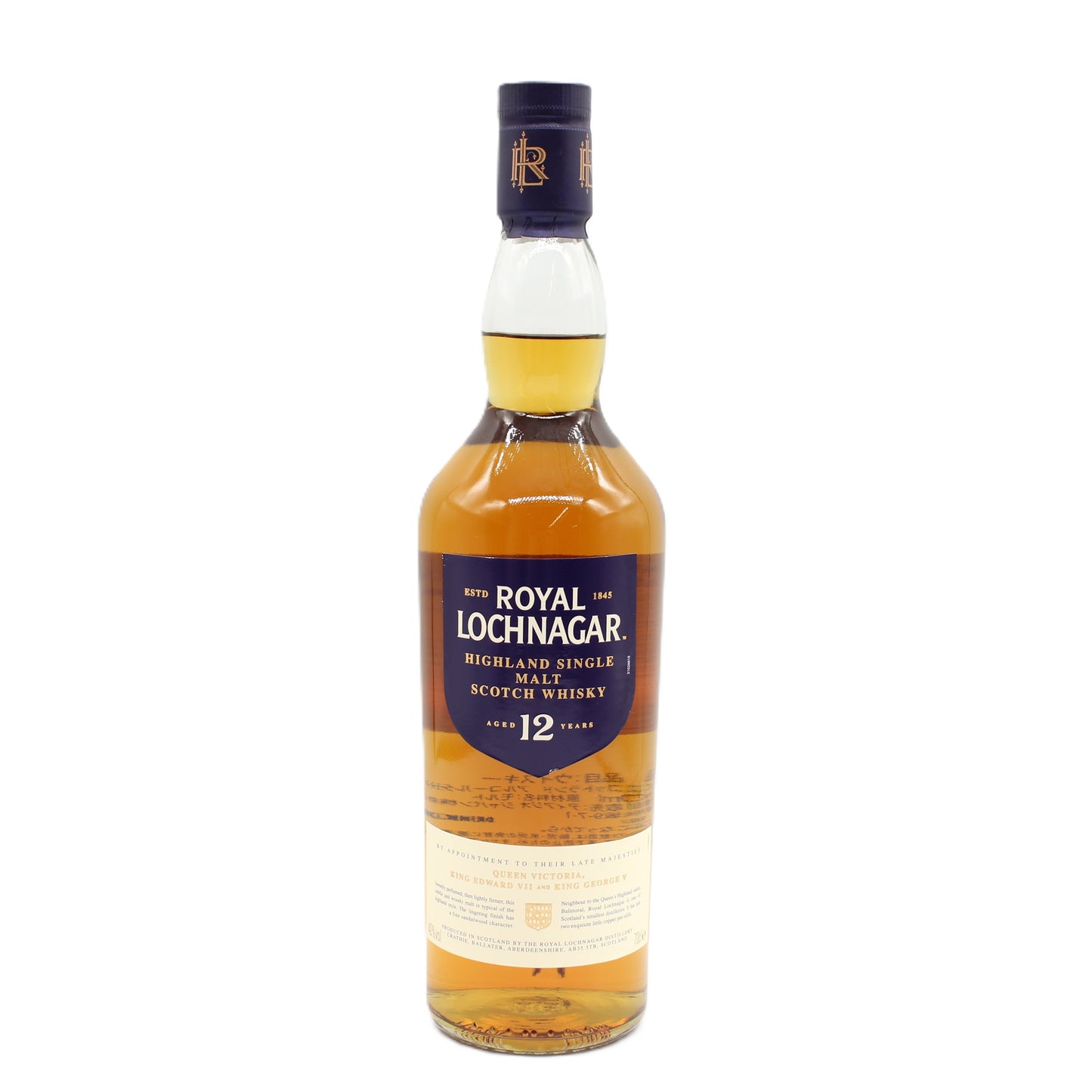 ROYAL ロイヤル ロッホナガー 12年 ハイランド シングルモルト スコッチ ウイスキー 40％ 700ml 箱無し