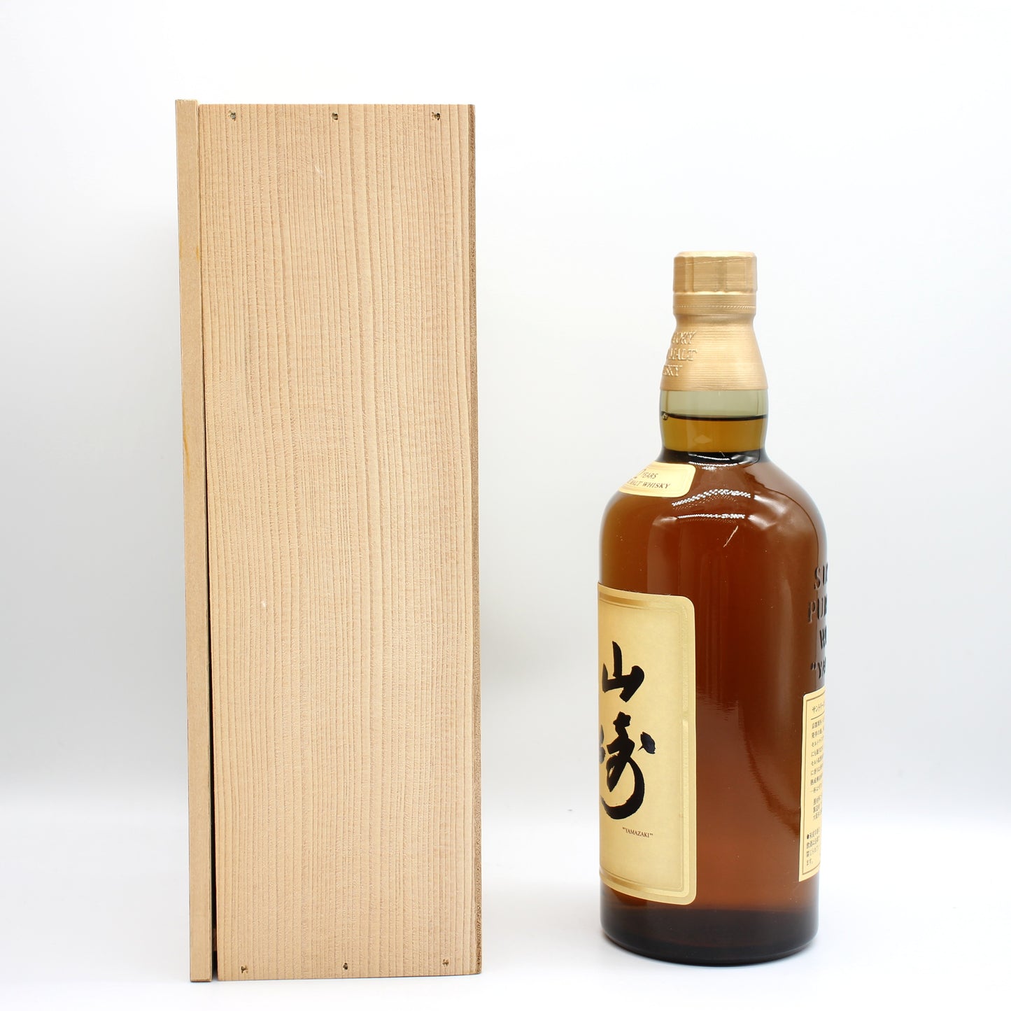 サントリー ピュアモルト ウイスキー 山崎12年 旧ボトル 金花 43% 750ml 木箱付き※