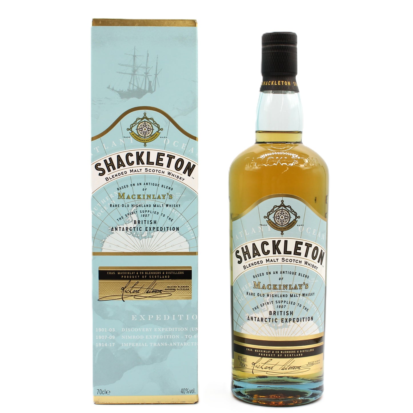 SHACKLETON シャクルトン ブレンデッドモルト スコッチ ウイスキー 40％ 700ml 箱付き
