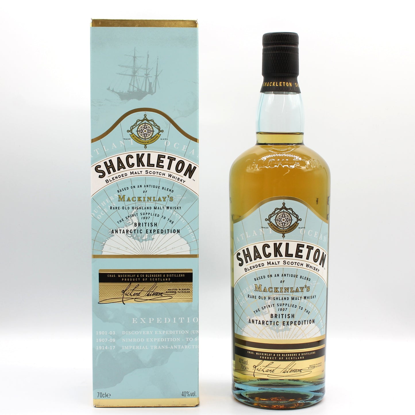 SHACKLETON シャクルトン ブレンデッドモルト スコッチ ウイスキー 40％ 700ml 箱付き