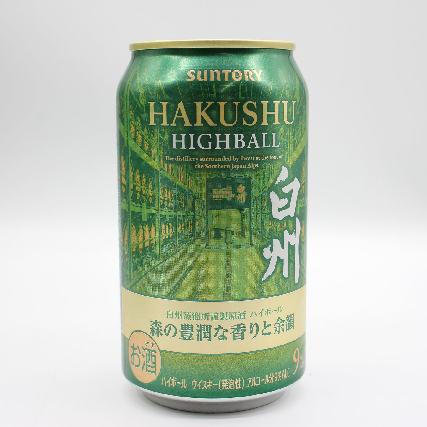 サントリー プレミアムハイボール 白州 〈森の豊潤な香りと余韻〉 9% 350ml 箱無し 6本セット (賞味期限：2027年1月)