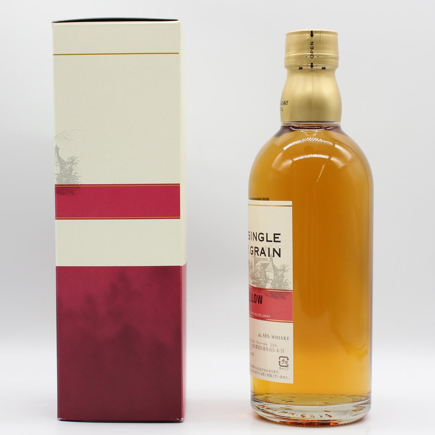 ニッカ ウイスキー シングルカフェグレーン ウッディ＆メロウ 蒸溜所限定 55% 500ml 箱付き ( NIKKA SINGLE COFFEY GRAIN WHISKY WOODY＆MELLOW )