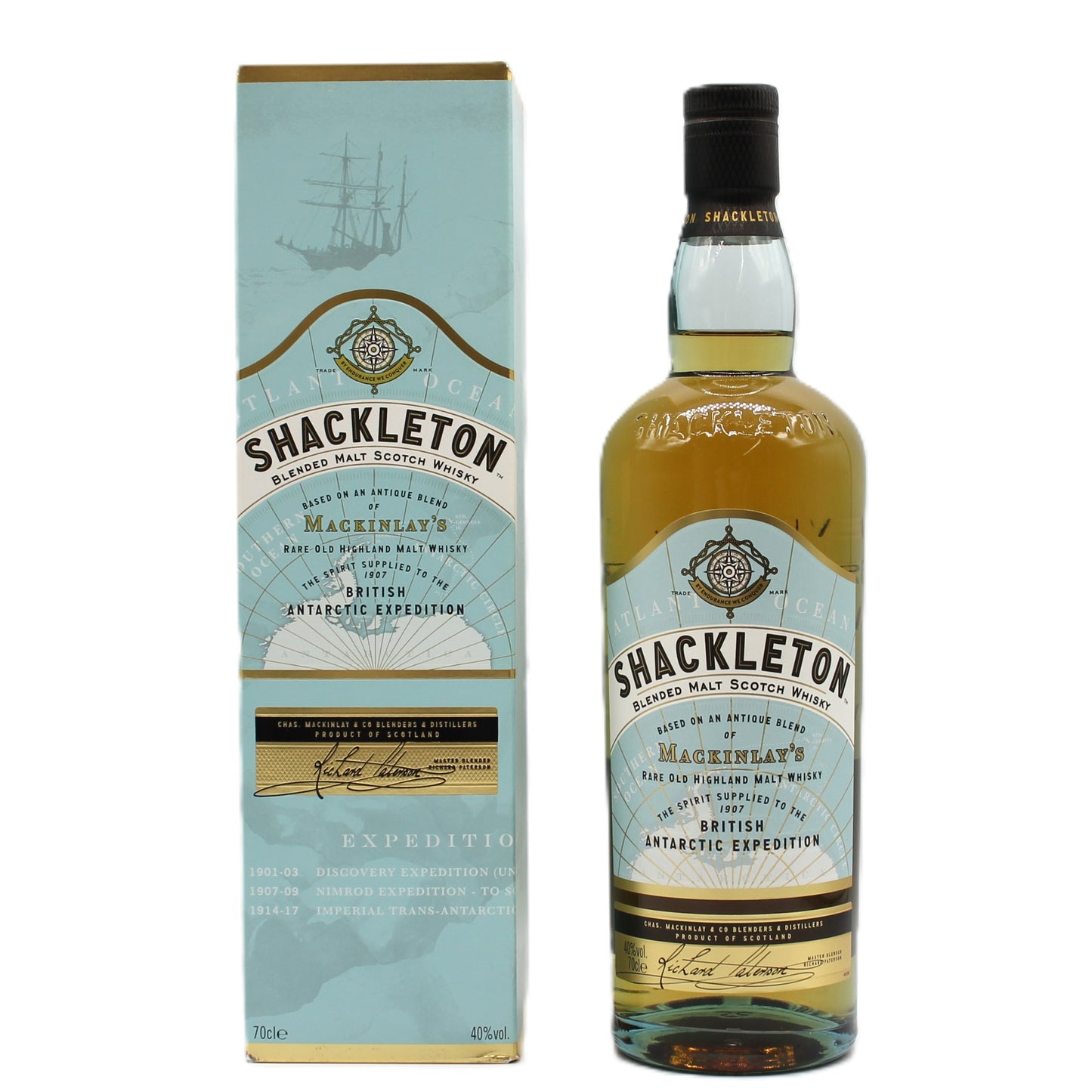 SHACKLETON シャクルトン ブレンデッドモルト スコッチ ウイスキー 40％ 700ml 箱付き ※箱難有