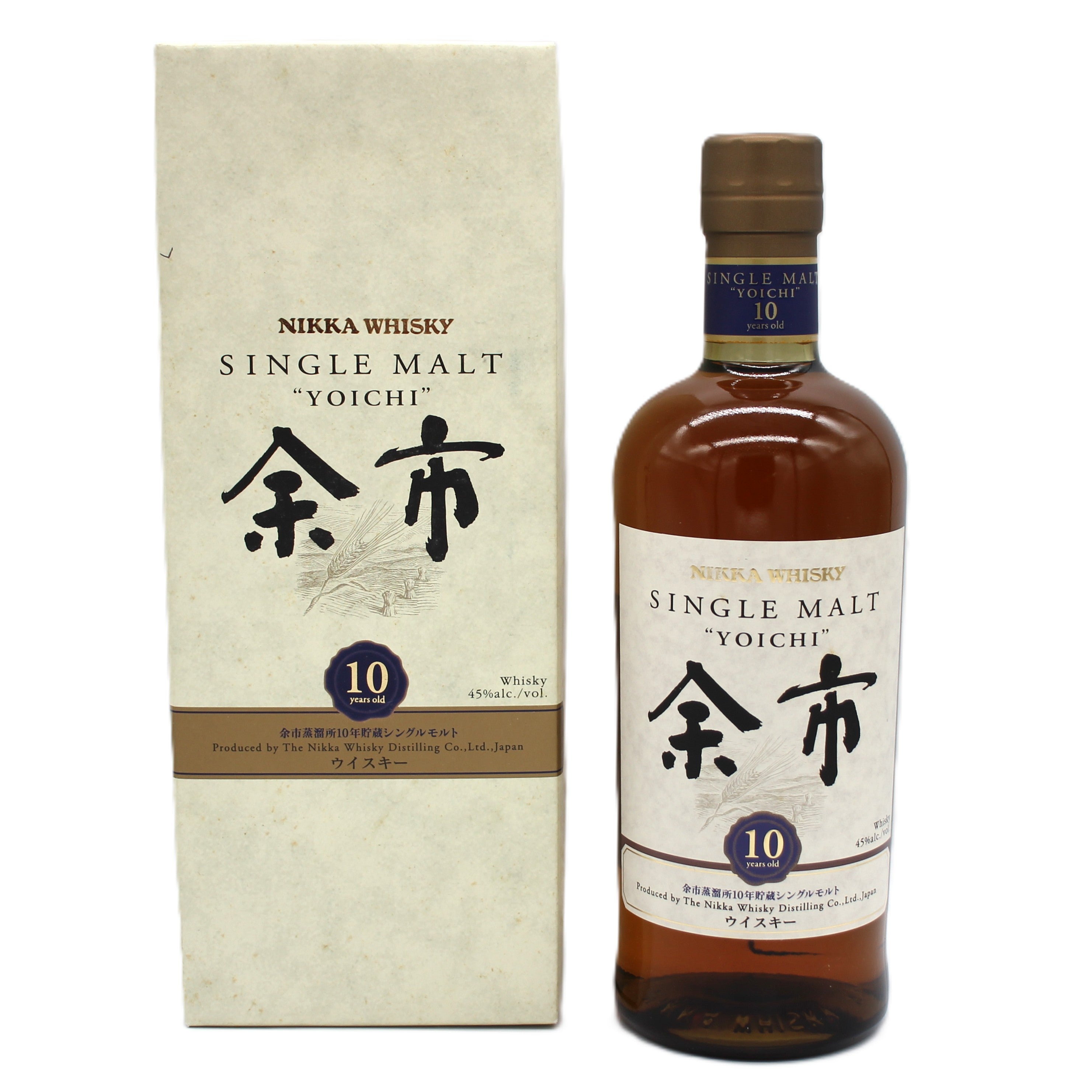 ニッカ ウイスキー シングルモルト 余市10年 旧ボトル 45% 700ml