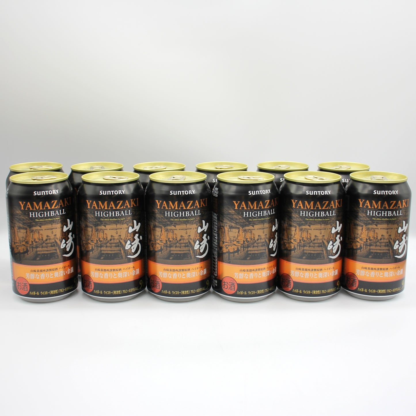 サントリー プレミアムハイボール 山崎 芳醇な香りと奥深い余韻  9% 350ml 箱無し 12本セット（賞味期限：2026年7月）