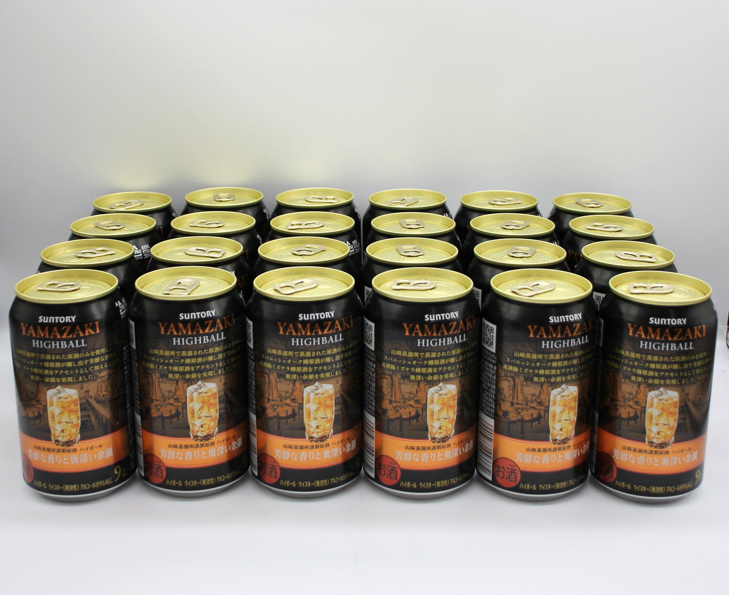 サントリー プレミアムハイボール 山崎 芳醇な香りと奥深い余韻  9% 350ml 箱無し 24本セット（賞味期限：2026年7月）