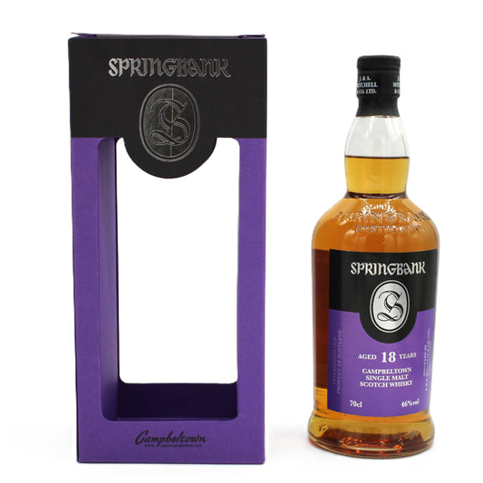 SPRINGBANK スプリングバンク 18年 シングルモルト スコッチ ウイスキー 46％ 700ml 箱付き