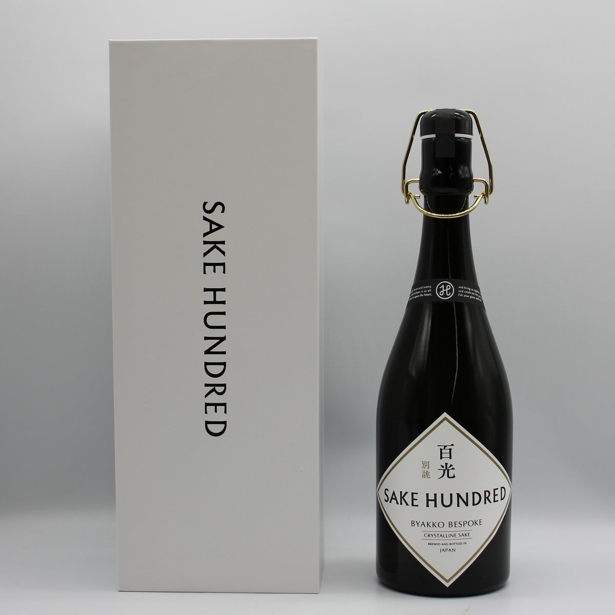 楯の川酒造 SAKE HUNDRED 百光 BYAKKO BESPOKE 別誂 クリスタルライン CRYSTALLINE SAKE 日本酒 15％ 720ml 箱付き ※難有