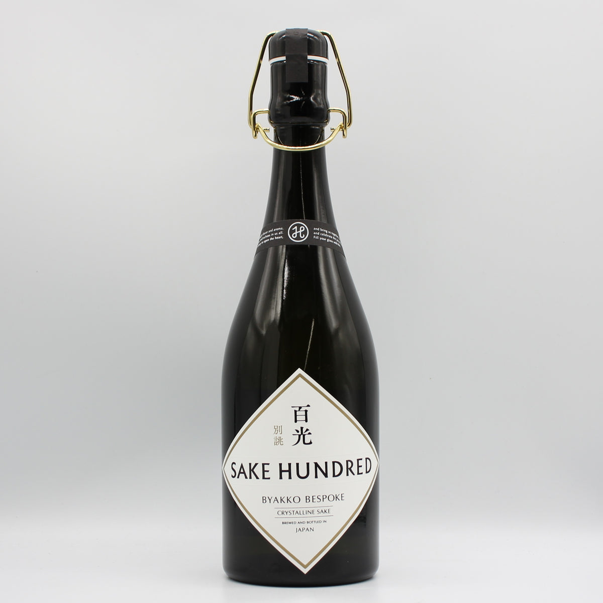 楯の川酒造 SAKE HUNDRED 百光 BYAKKO BESPOKE 別誂 クリスタルライン CRYSTALLINE SAKE 日本酒 15％ 720ml 箱付き ※難有