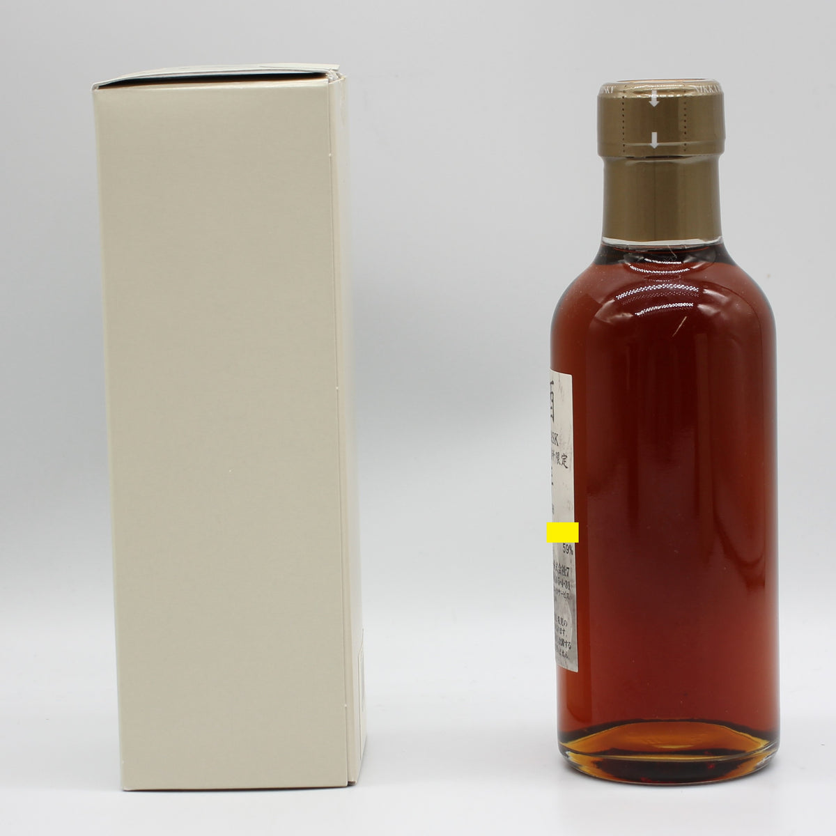 ニッカ ウイスキー シングルカスク 北海道余市蒸溜所限定 15年 原酒 樽番号412196 59% 180ml 箱付き