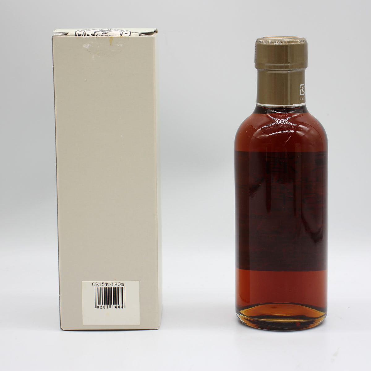 ニッカ ウイスキー シングルカスク 北海道余市蒸溜所限定 15年 原酒 樽番号412196 59% 180ml 箱付き