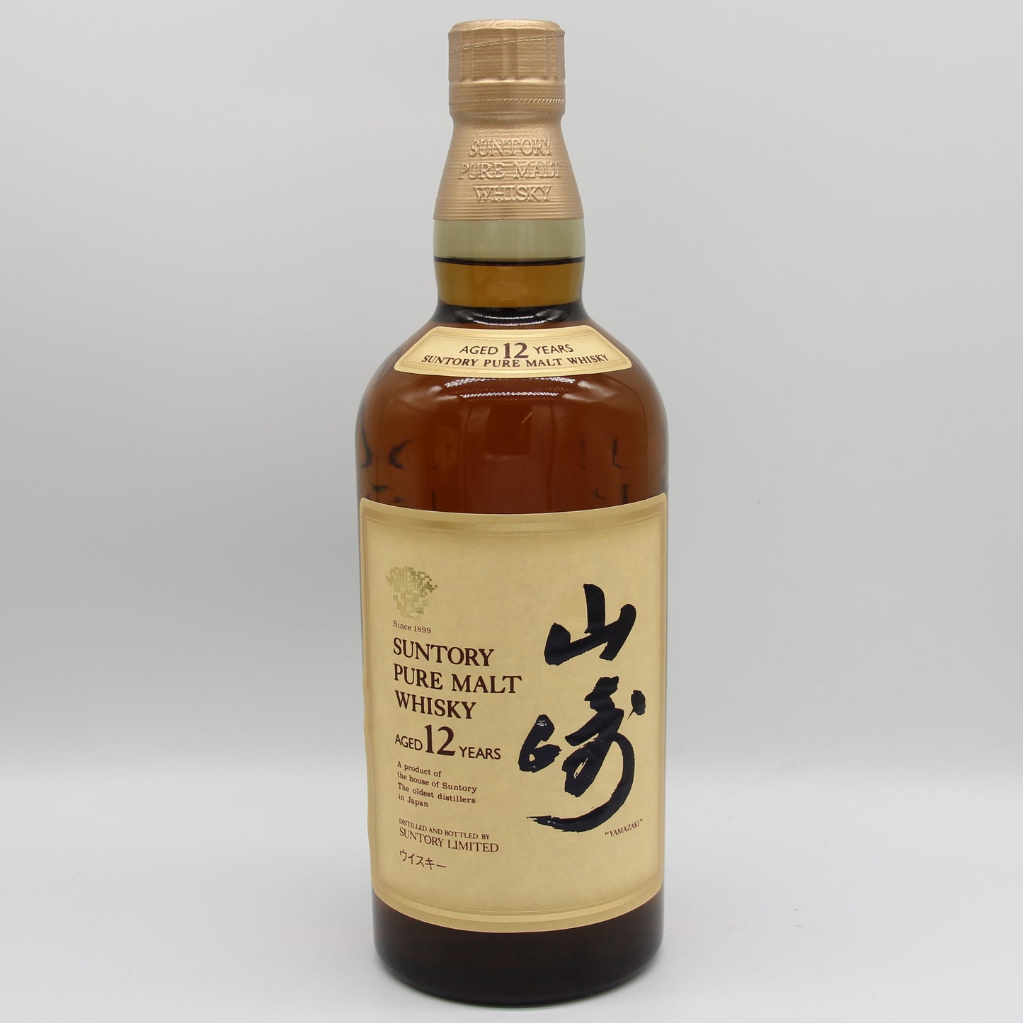 サントリー ピュアモルト ウイスキー 山崎12年 金花 43% 750ml 箱付き（1）