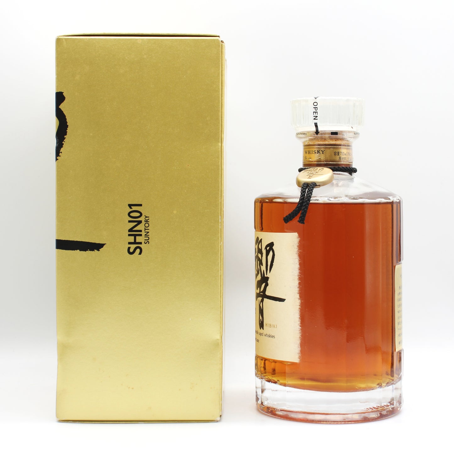 サントリー ウイスキー 響 旧ラベル クリアキャップ 43% 700ml 箱付き (3)