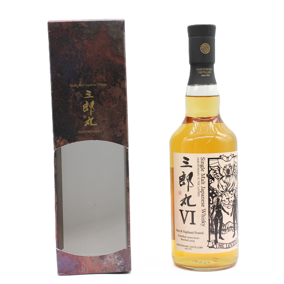 若鶴酒造 三郎丸 SABUROMARU VI THE LOVERS シングルモルト ジャパニーズ ウイスキー 2025 48％ 700ml 箱付き