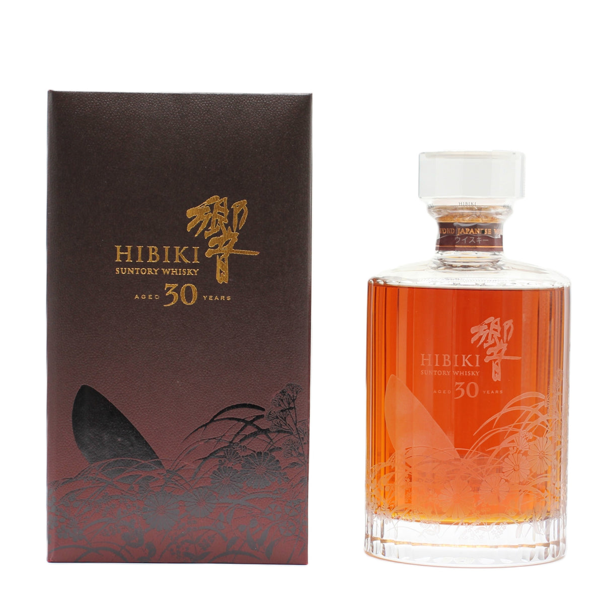 サントリー ウイスキー 響 30年 意匠ボトル 花鳥風月 43% 700ml 箱付き