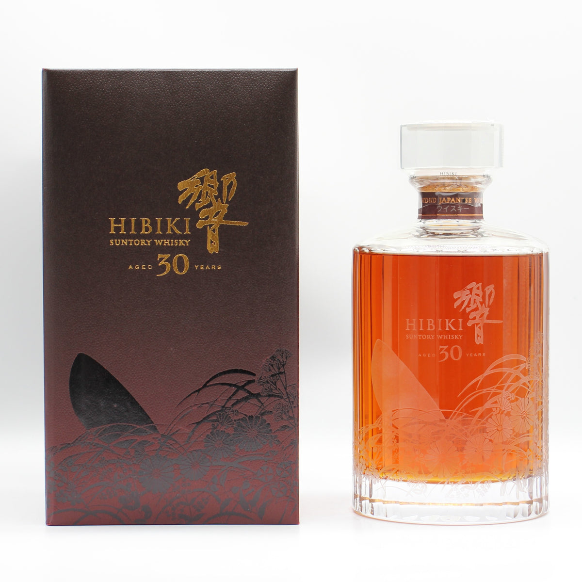 サントリー ウイスキー 響 30年 意匠ボトル 花鳥風月 43% 700ml 箱付き