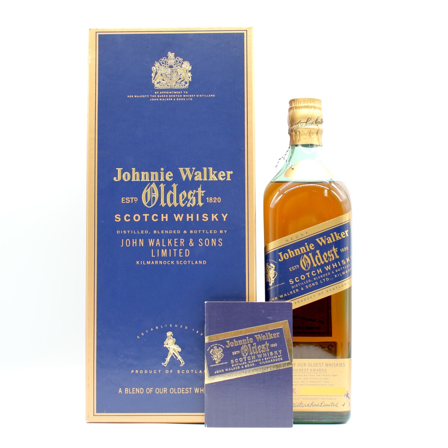 ジョニーウォーカー オールデスト 1820 JOHNNIE WALKER Oldest 1820 ブレンデッド スコッチ ウイスキー 43% 750ml 箱付き