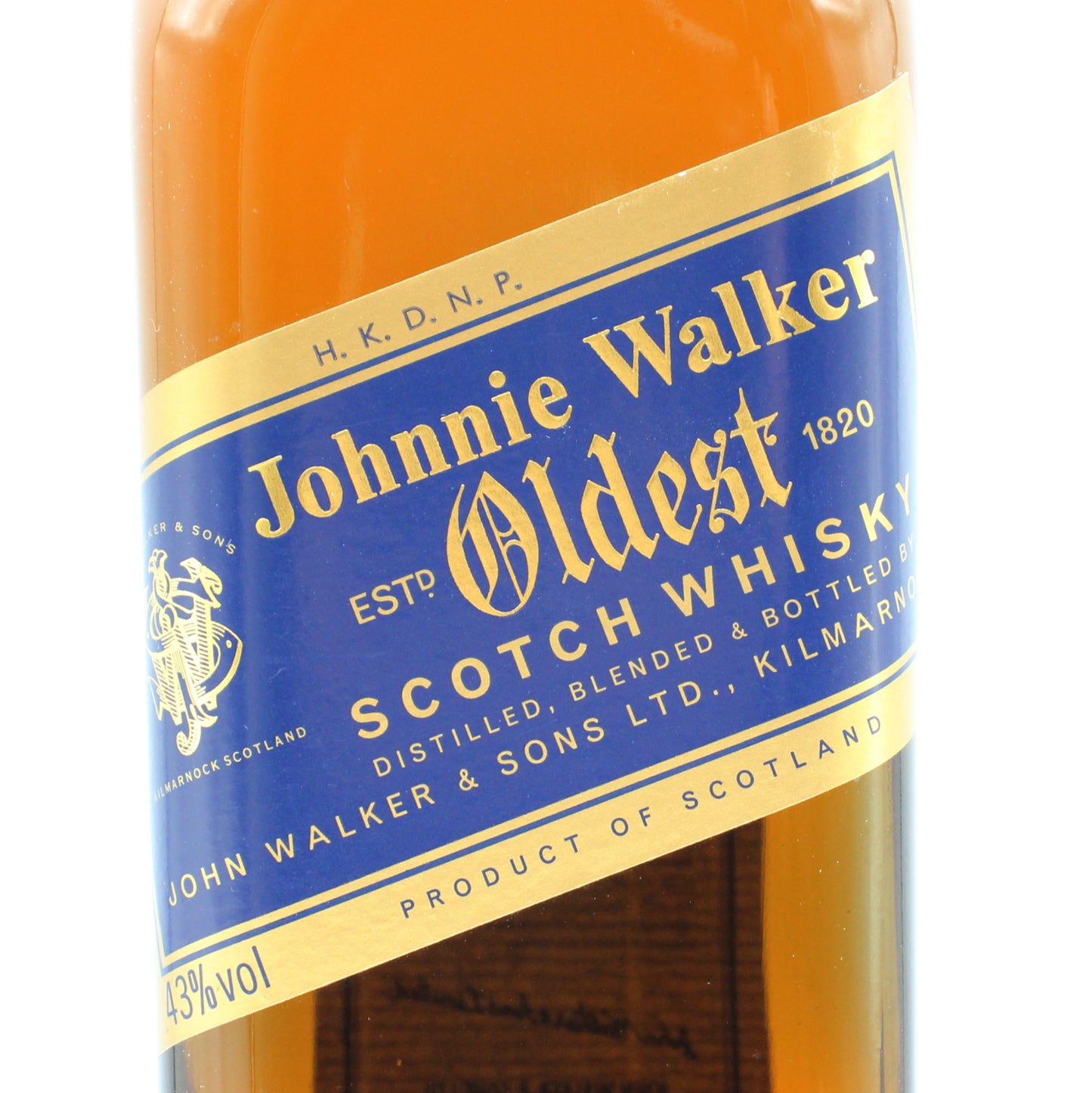 ジョニーウォーカー オールデスト 1820 JOHNNIE WALKER Oldest 1820 ブレンデッド スコッチ ウイスキー 43% 750ml 箱付き