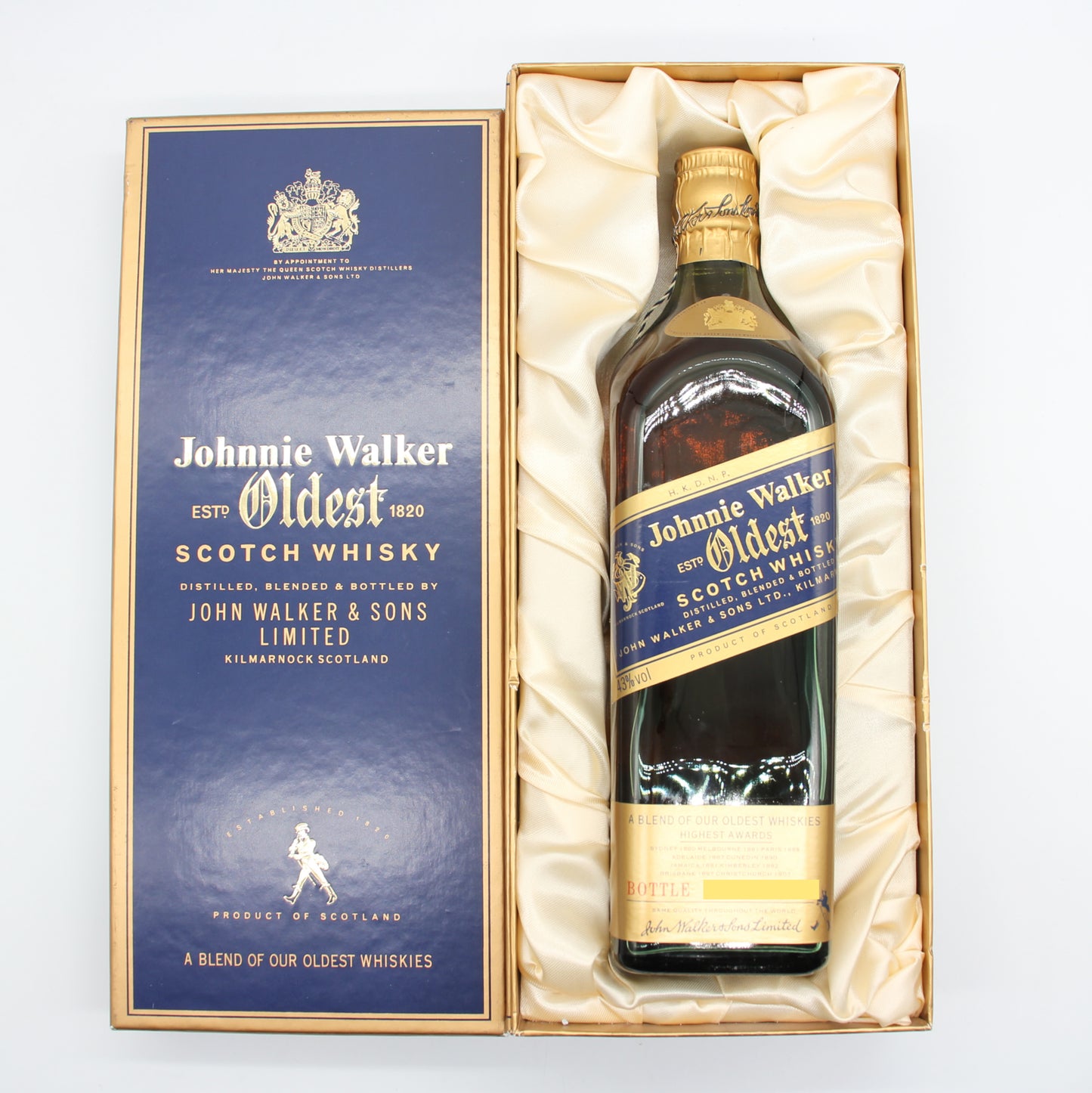 ジョニーウォーカー オールデスト 1820 JOHNNIE WALKER Oldest 1820 ブレンデッド スコッチ ウイスキー 43% 750ml 箱付き