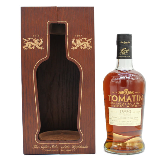 TOMATIN トマーティン 31年 マルゴー レッド ワイン カスク フィニッシュ 1990 ハイランド シングルモルト スコッチ ウイスキー 55% 700ml 箱付き