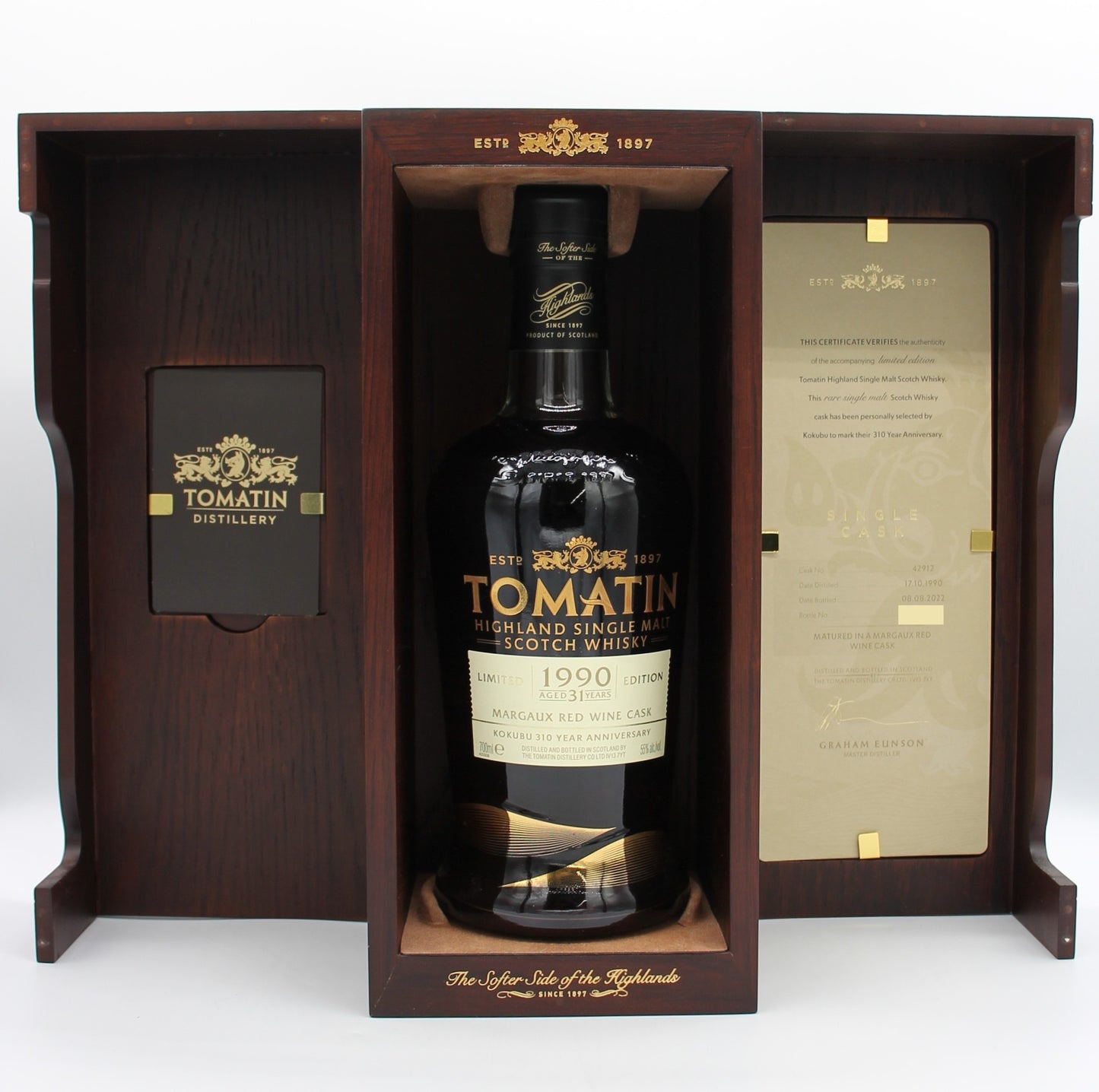 TOMATIN トマーティン 31年 マルゴー レッド ワイン カスク フィニッシュ 1990 ハイランド シングルモルト スコッチ ウイスキー 55% 700ml 箱付き