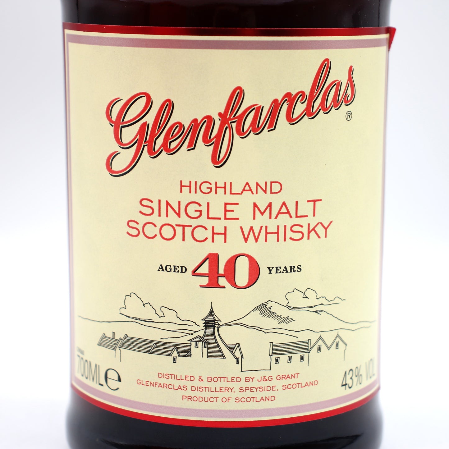 Glenfarclas グレンファークラス 40年 ウェアハウス ハイランド シングルモルト スコッチ ウイスキー 43% 700ml 箱付き