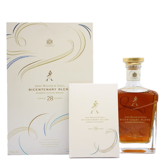 ジョニーウォーカー ジョン ウォーカー＆サンズ BICENTENARY BLEND 28年 200周年記念 ブレンデッド スコッチ ウイスキー 46% 750ml 箱付き