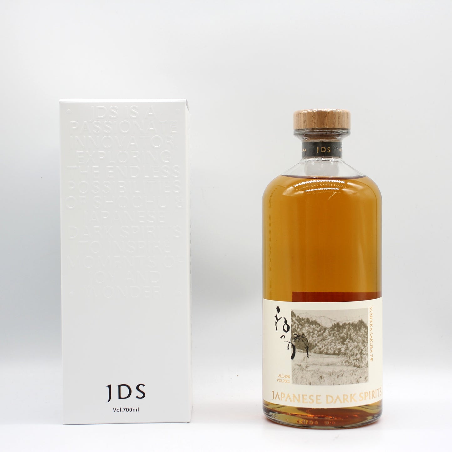JAPANESE DARK SPIRITS JDS ホワイトラベル 2026ファーストバッチ 本格焼酎 麦焼酎 40% 700ml + ねっか 桜 米焼酎 スピリッツ 42% 700ml 2本セット 箱付き
