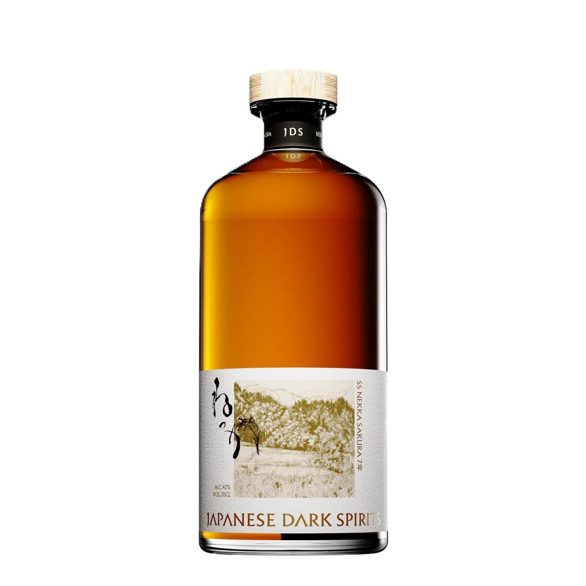 JAPANESE DARK SPIRITS ねっか 桜 米焼酎 スピリッツ 42% 700ml 箱付き