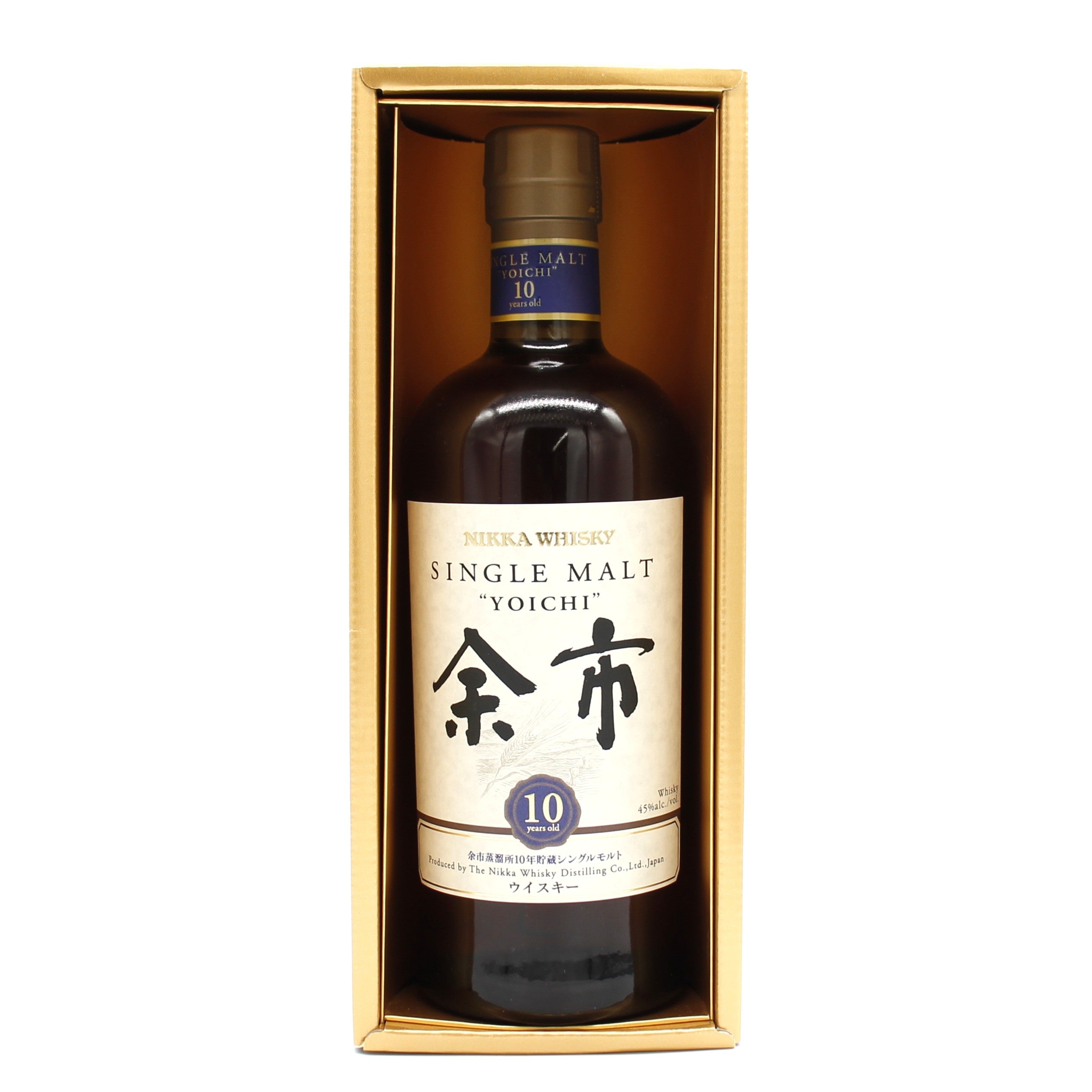 ニッカ ウイスキー シングルモルト 余市10年 旧ボトル 45% 700ml