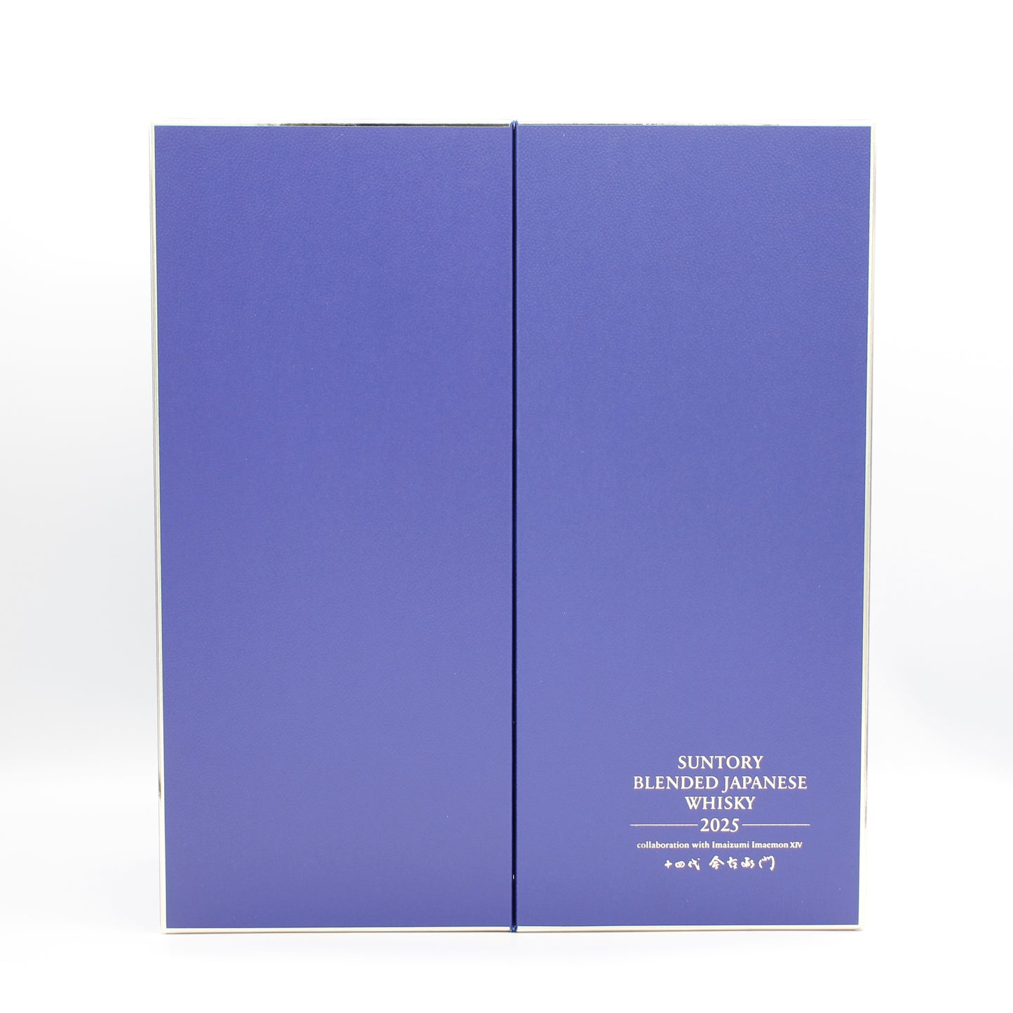 サントリー ブレンデッドジャパニーズウイスキー 2025〈色絵雪花薄墨墨はじき四季花文洋酒瓶〉 十四代今泉今右衛門作 43% 700ml 箱付き