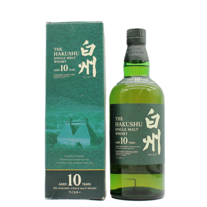 サントリー シングルモルト ウイスキー 白州 10年 40% 700ml 箱付き (1)