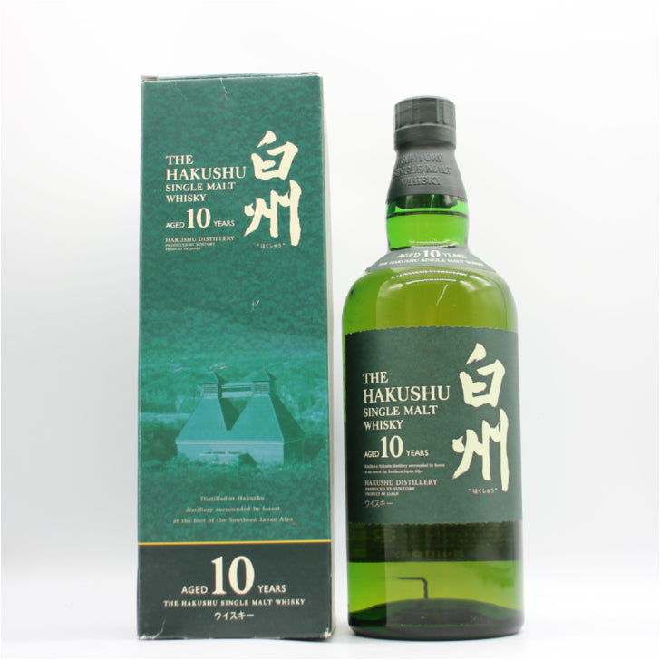 サントリー シングルモルト ウイスキー 白州 10年 40% 700ml 箱付き (1)