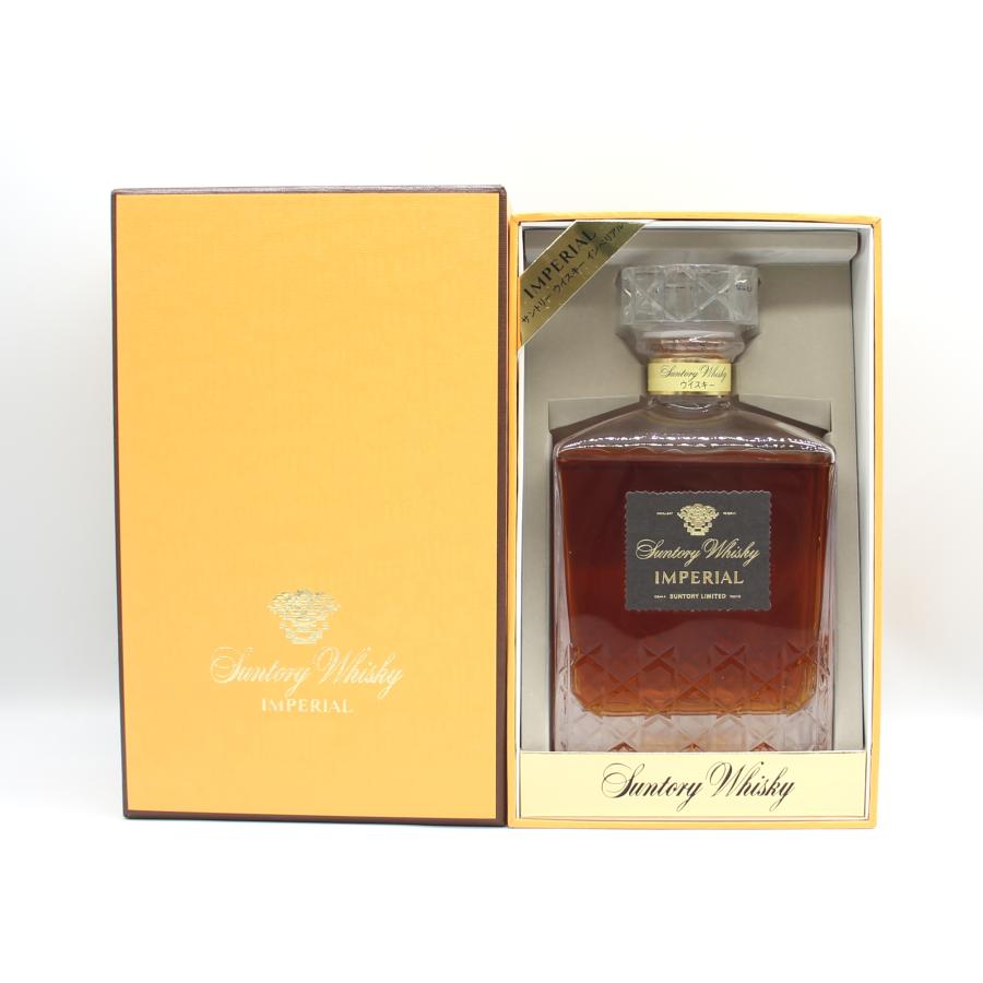 サントリー インペリアル カガミクリスタル SUNTORY IMPERIAL ウイスキー 43% 600ml 箱付き ※
