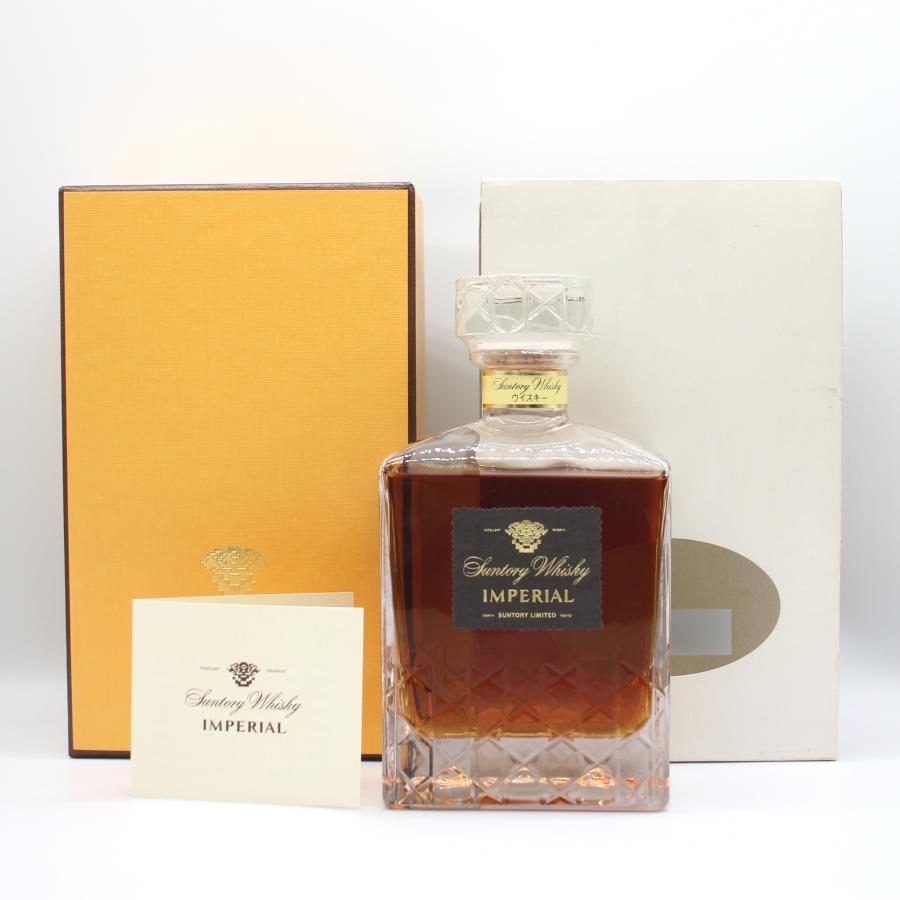 サントリー インペリアル カガミクリスタル SUNTORY IMPERIAL ウイスキー 43% 600ml 箱付き ※